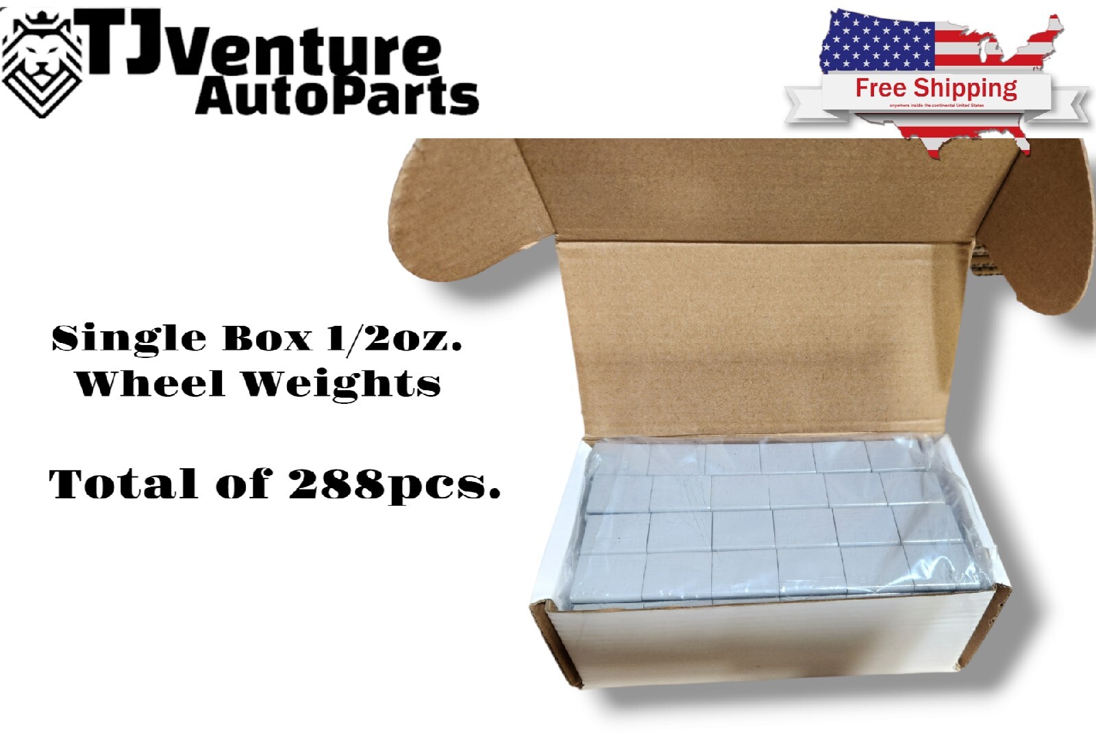 6 BOX 1/2 OZ GRAY WHEEL WEIGHTS STICK-ON ADHESIVE TAPE 54 LBS LEAD-FREE