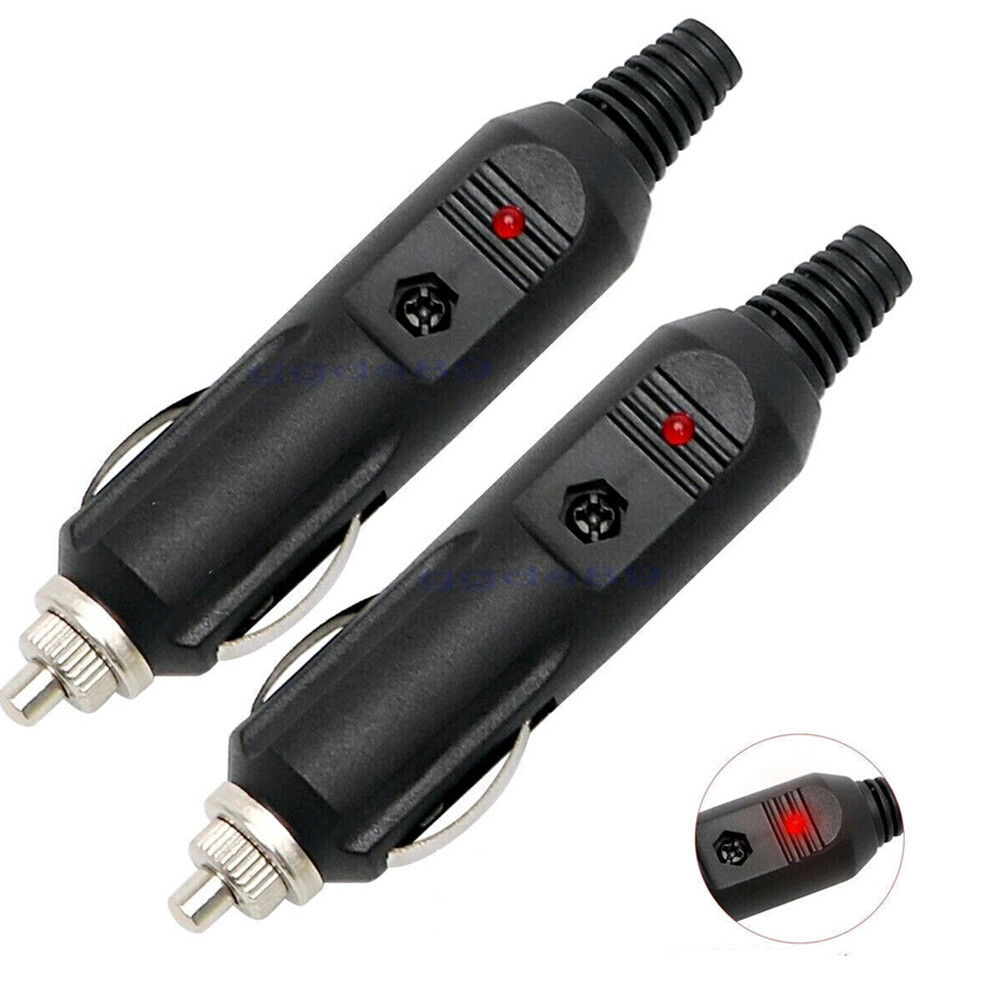 10 Pack 12V Male Car Cigarette Lighter Socket Plug Connector US