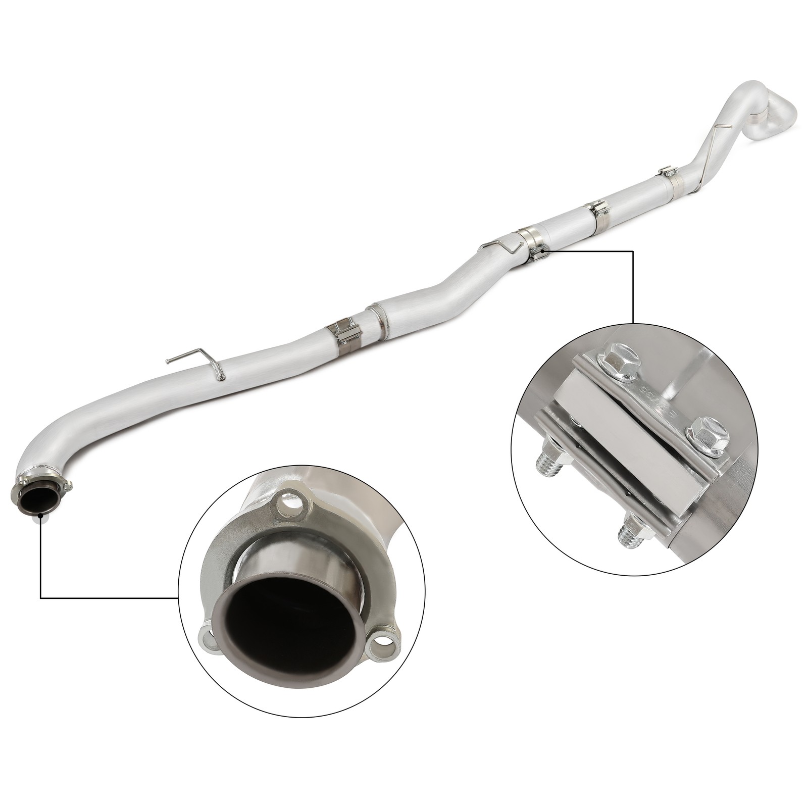 For 2015.5-2016 Duramax 2500/3500 6.6L 5" Exhaust Pipe 409 Stainless Steel