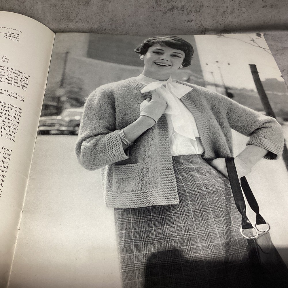1959 Fleisher’s Hand Knit Bulkies Pattern Book Knitting Instructions