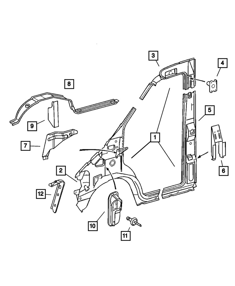 Genuine Mopar Cover 5122859AA