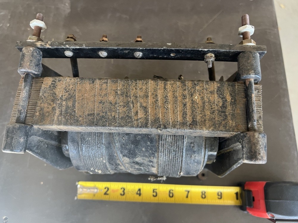 Antique 1920’s Thordarson (?) Large Open-Frame Tar-Dipped Transformer