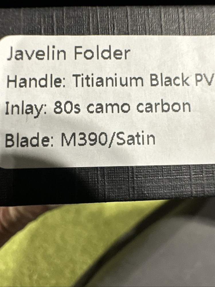 Beans Blades Javelin 80’s Camo Flipper