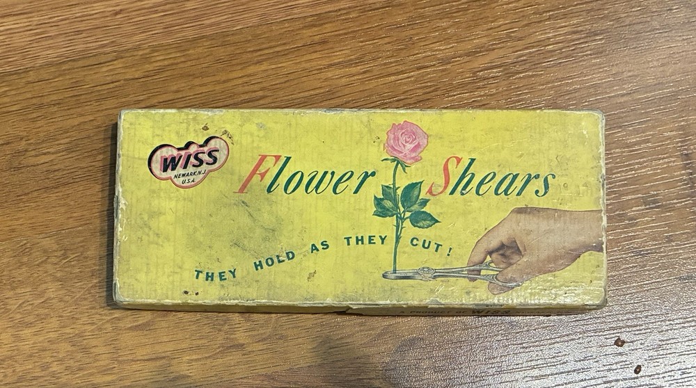 Wiss Flower Shears With Box Vintage