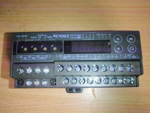 KEYENCE KV-RC4AD 4-Channel Analog Input Unit USED