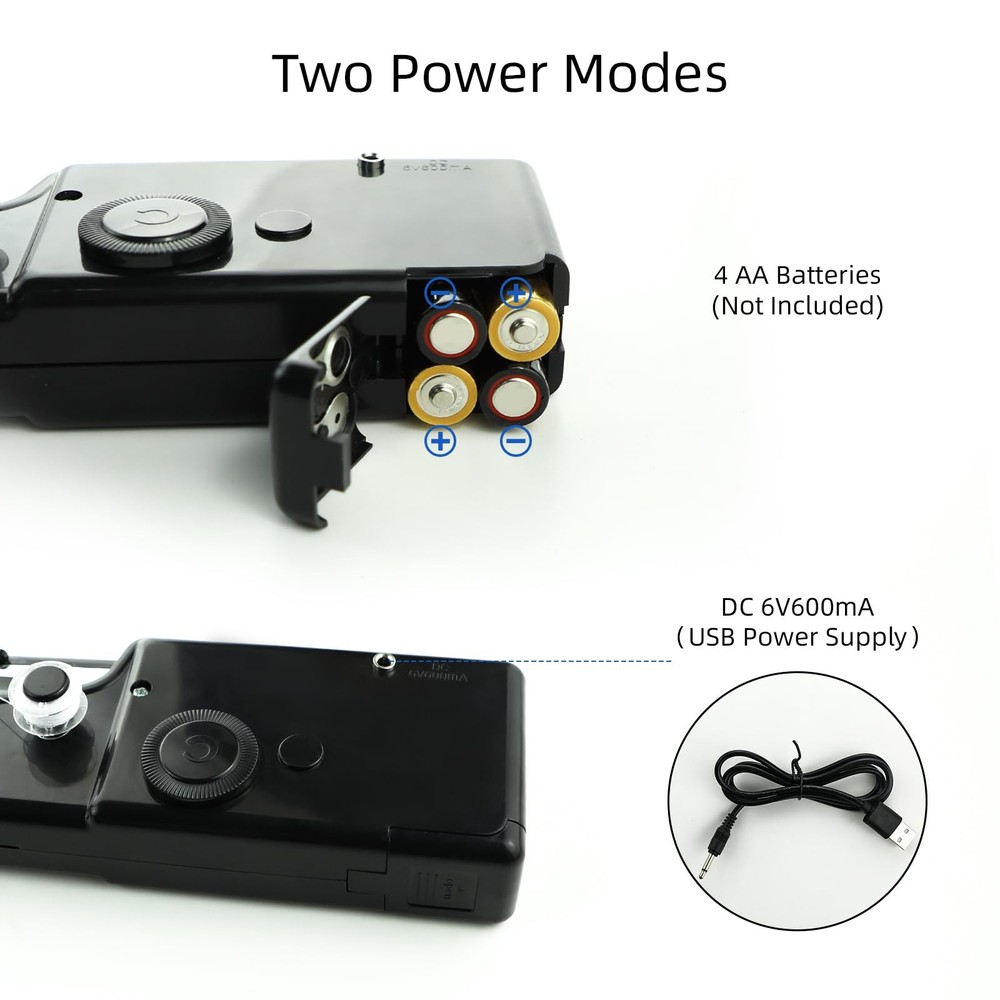 Mini Handheld Sewing Machine for Beginners, Adults Quick Stitching, Electric ...