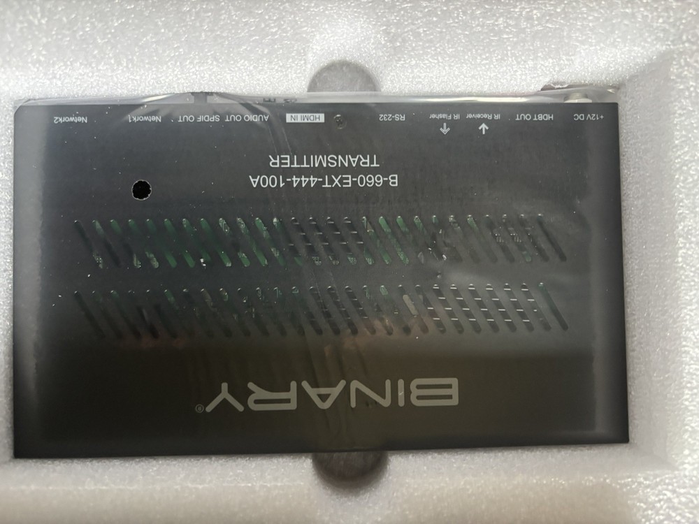 Binary B-660-EXT-444-100A 4K HDR HDMI Extender . Transmitter and Receiver