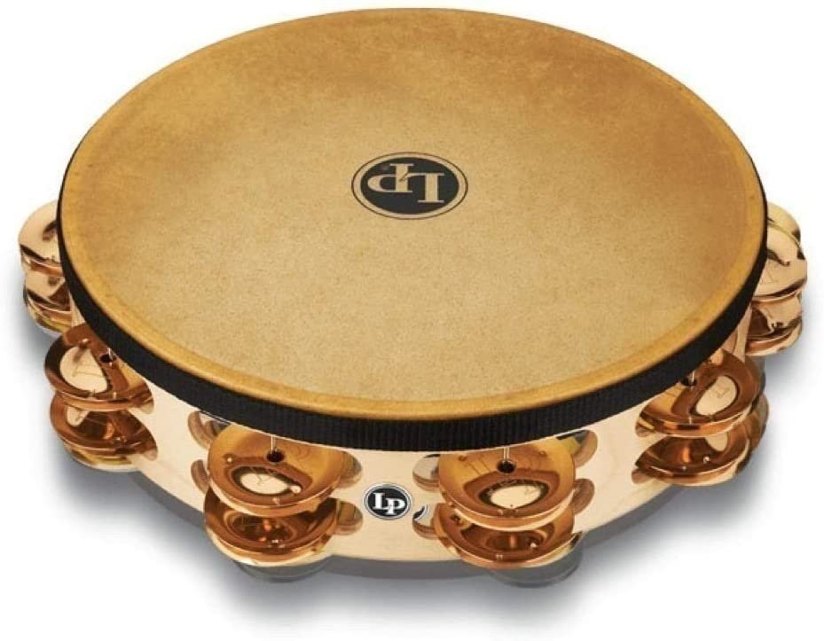 PRO 10 DBL ROW HEADED TAMB BAG-BRONZE