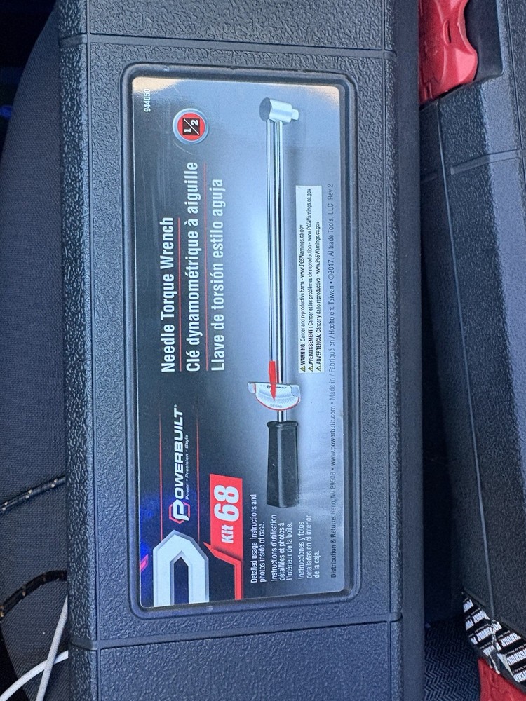 Powerbuilt Torque Wrench 944050 1/2
