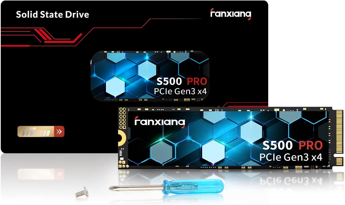fanxiang S500PRO Internal SSD M.2 NVMe PCIe Gen 3.0×4 Solid State Drive 3500MB/s