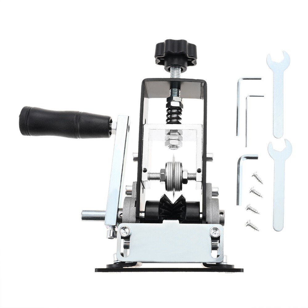 Manual Wire Stripping Machine Drill Powered Hand Crank Wire Stripper Tool 1-25MM