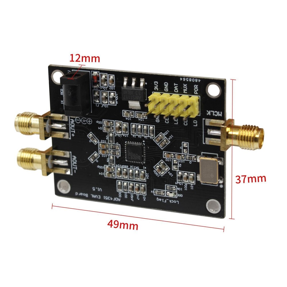 Signal Generator Module Pll 35M-4.4G Phase Locking Loop Development Board