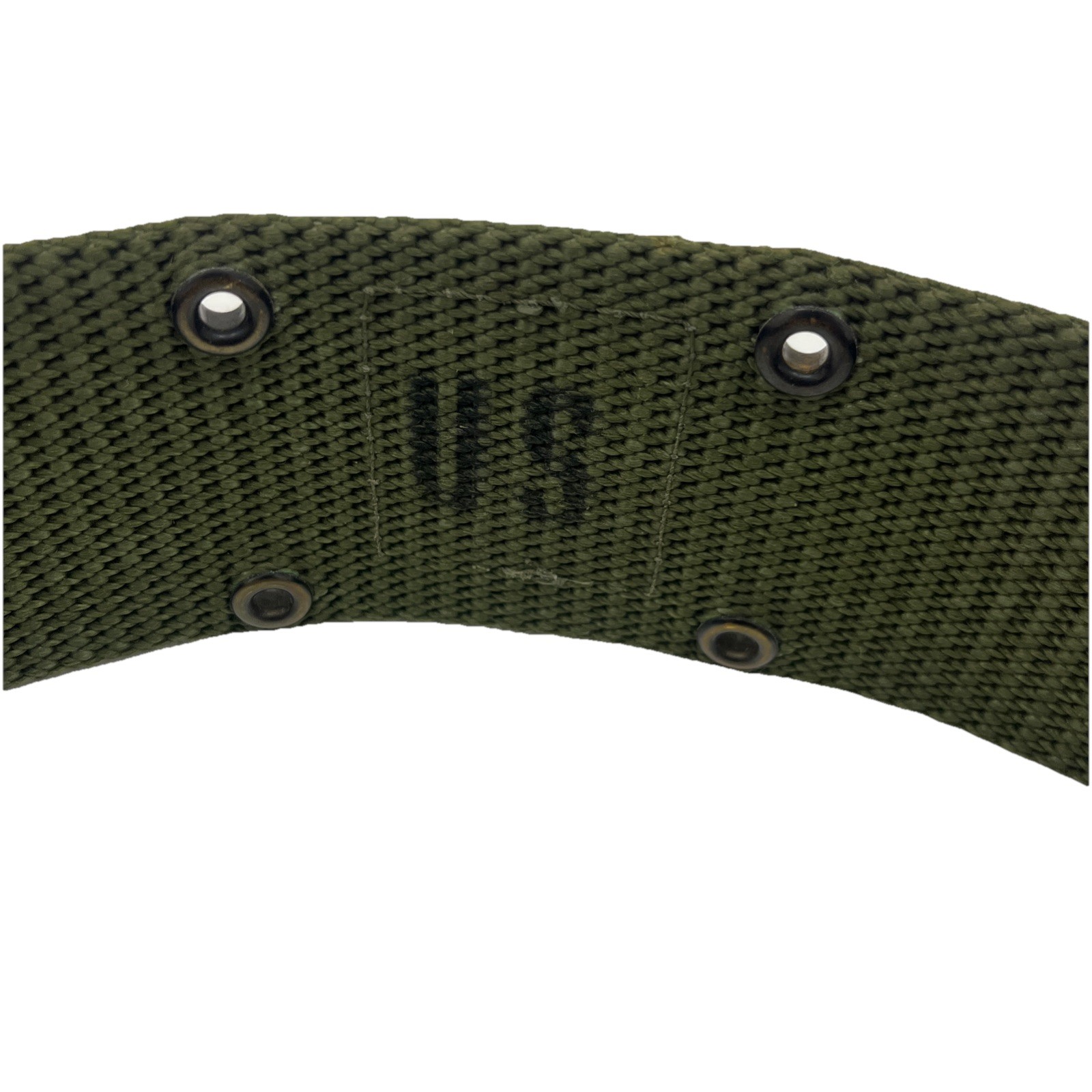 US Military Nylon Individual Equipment Belt OD Green Size Medium