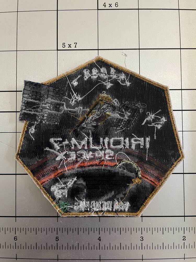 Authentic SPACEX Employee Serial Numbered Iridium 1 thru 7 Mission Patch