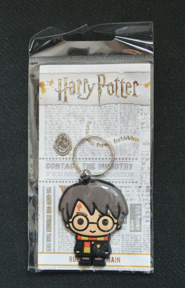 Harry Potter (Official) Rubber Keychain / keyring -pick- Chibi Character