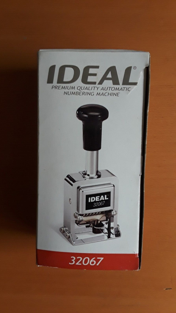 Ideal Premium Quality Automatic Numbering Machine 32067 N.O.S.
