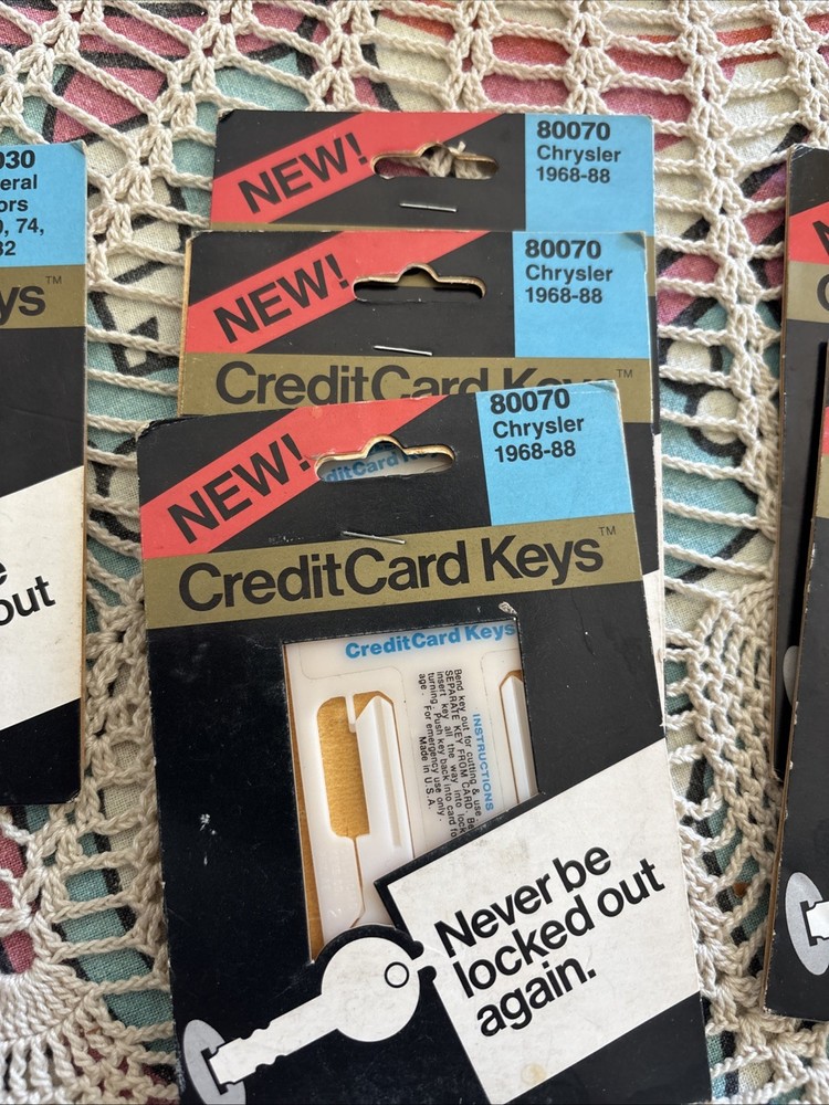 Credit Card Keys