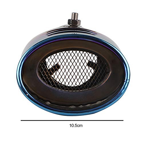 Universal Straight Type Stainless Steel Bolt-On Car Exhaust Tail Muffler Tip