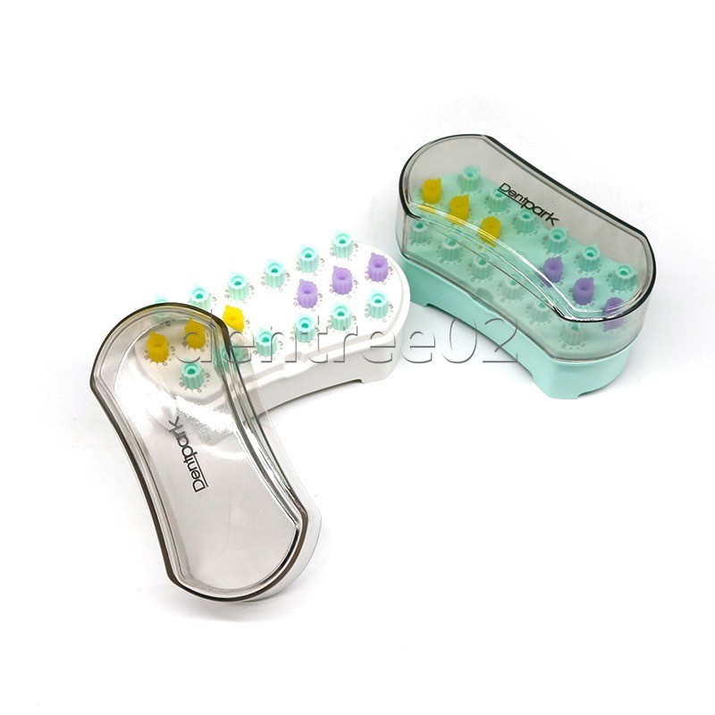 18 Hole Dental Root Canal File Counting Box Sterilizer Organizer Case