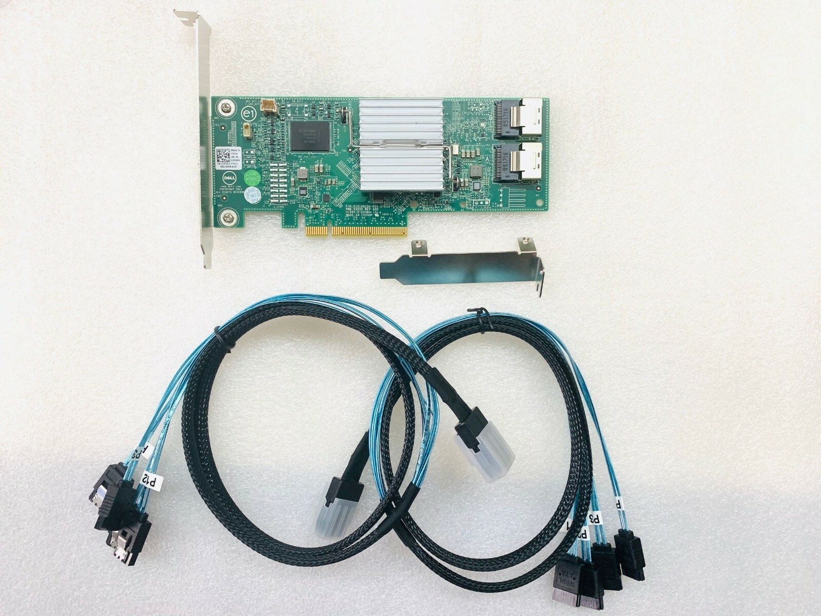 DELL H310 6Gbps SAS HBA FW:P20 9211-8i IT Mode ZFS FreeNAS unRAID 2* SFF SATA US