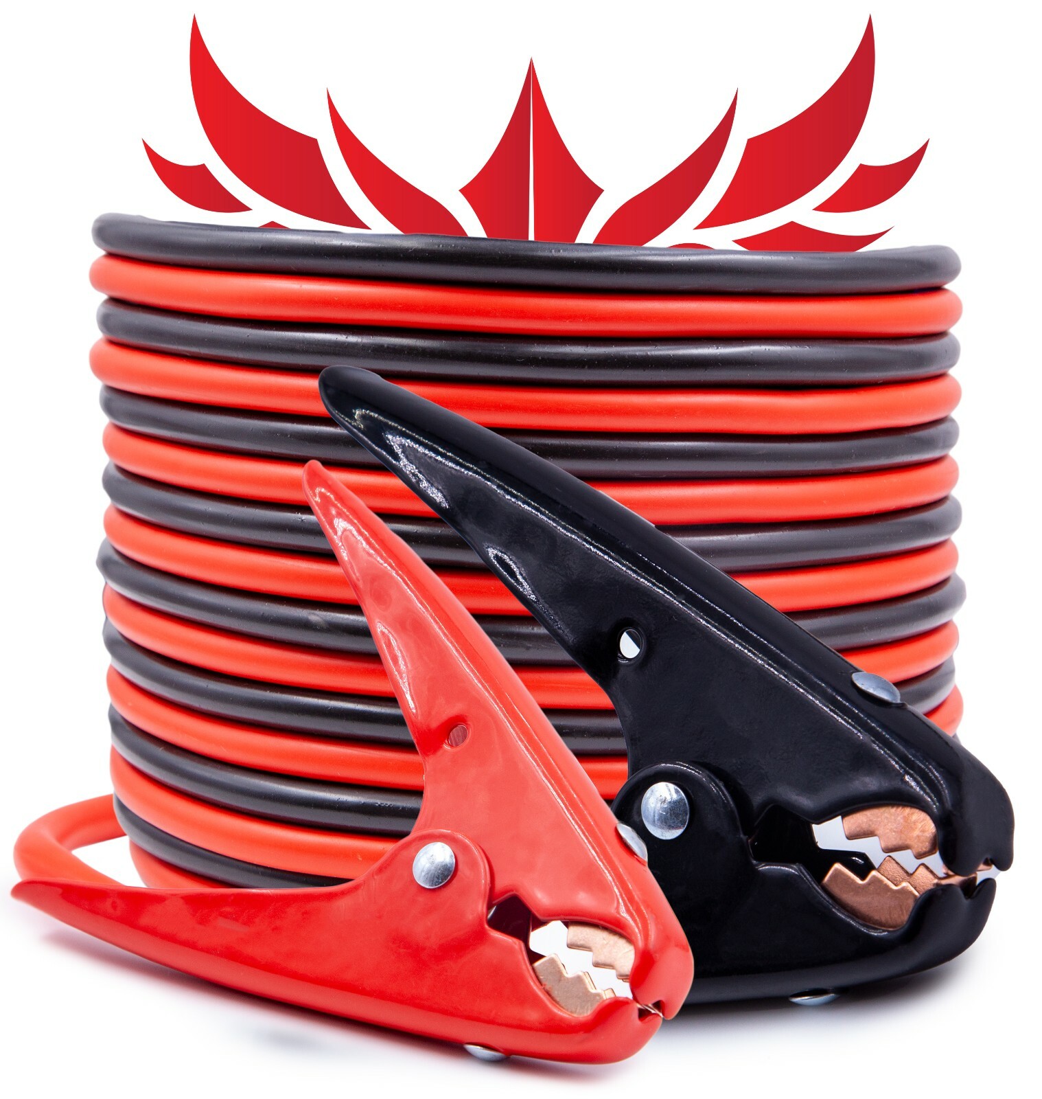 Heavy Duty 0 Gauge 20 Ft Battery Booster Cable Emergency Power Jumper 800 Amp