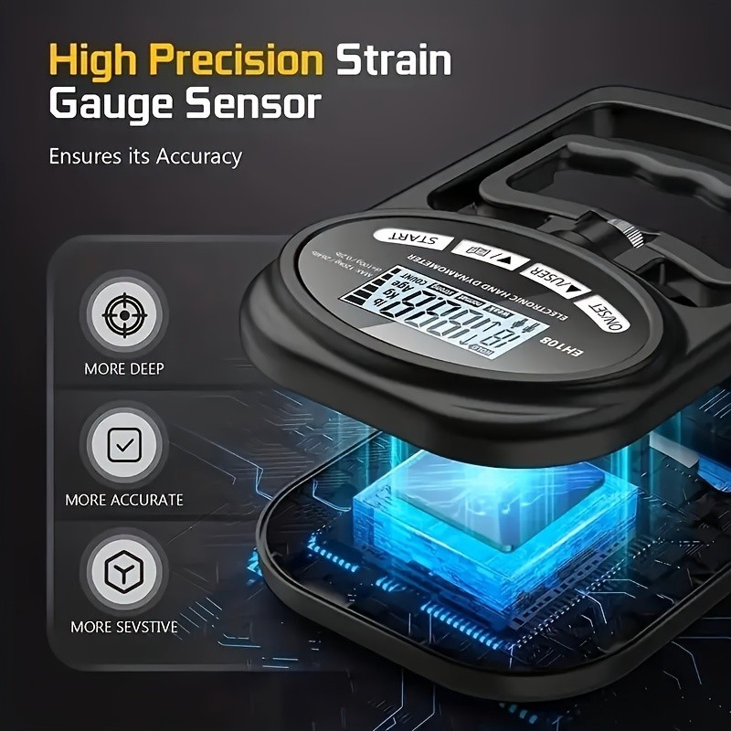 Electronic Hand Grip Strength Trainer, For Hand Exercise, Strength Training