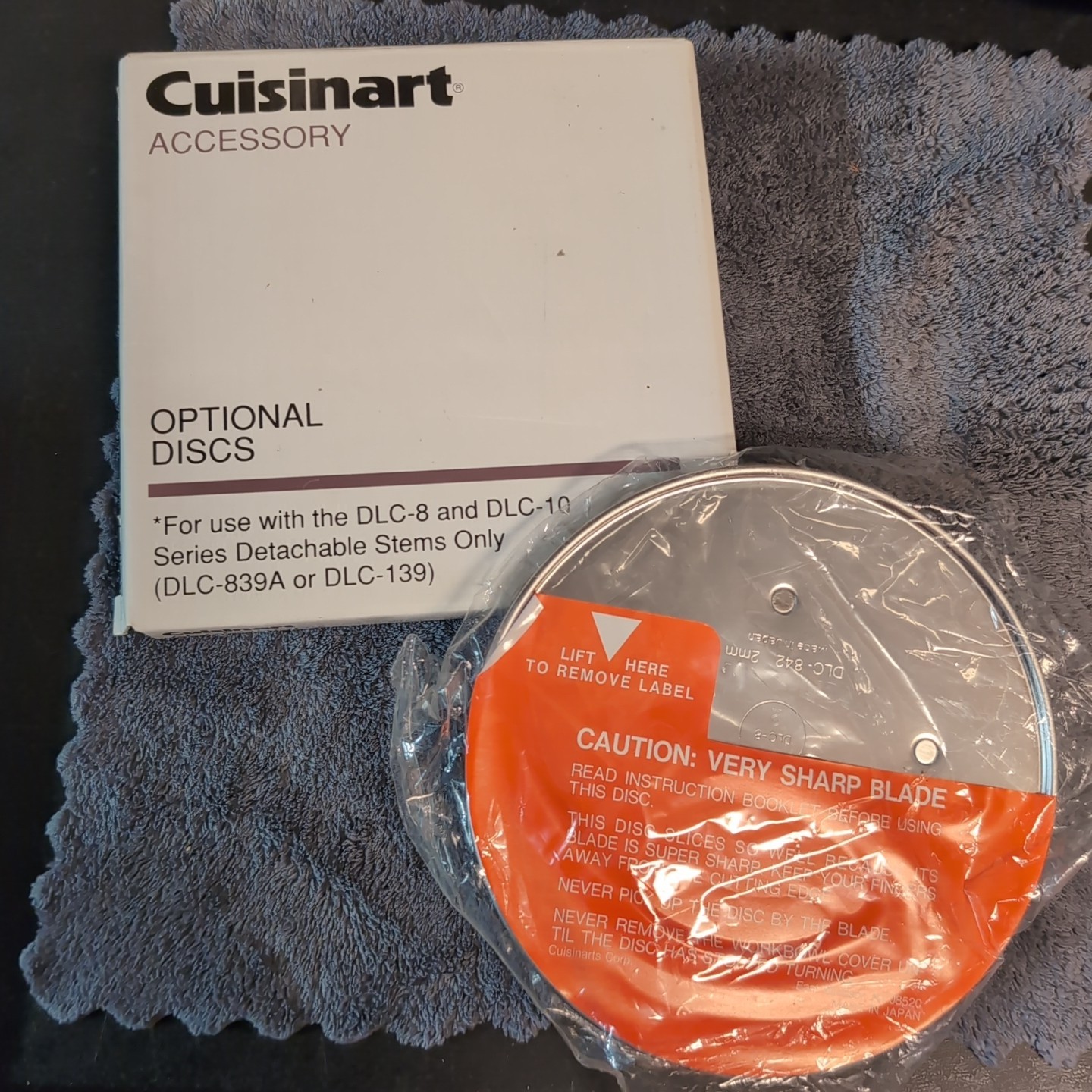 Cuisinart Pro Custom 11 DLC-842 2mm Blade Disc For DLC-8 DLC-10 OEM Japan