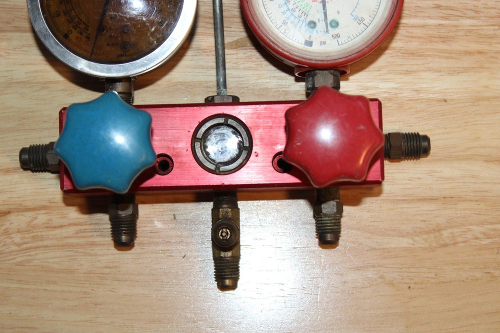 Snap-On Tools Dual Refrigerant Manifold Test Gauge READ !!!!!!