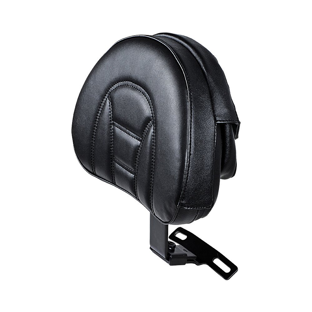 Adjustable Driver Backrest Pad Kit For Harley Fatboy Heritage Softail 2007-2017