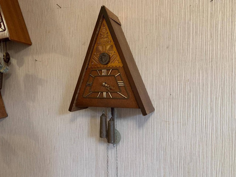 Soviet Vintage Cuckoo clock, USSR clock, Soviet working clock, Mechanical clock