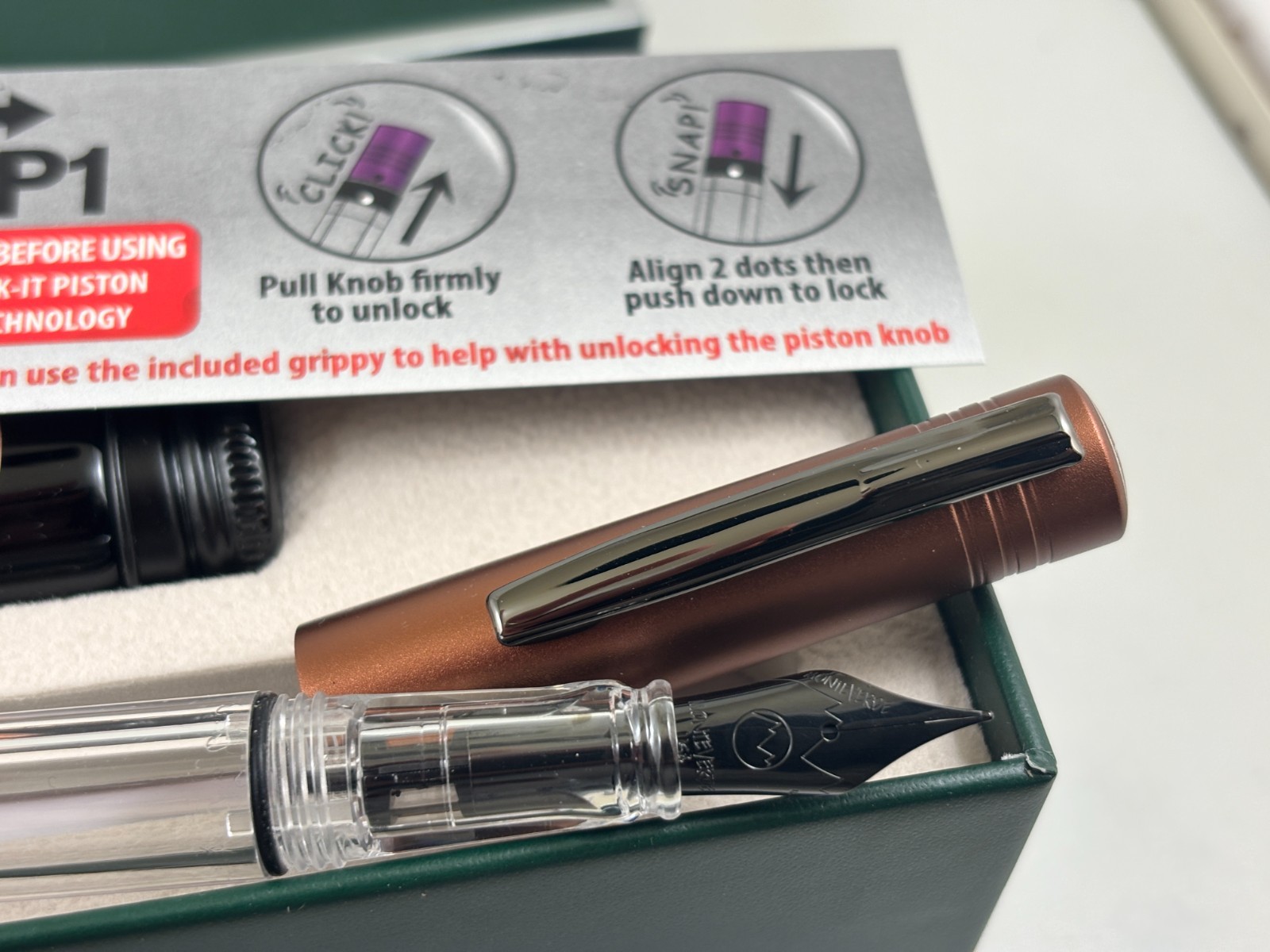 Judd's NEW Monteverde MP1 Color of the Year 2025 Fountain Pen w/15ml Ink Bottle