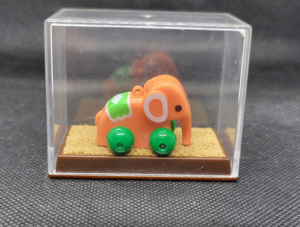 Mini Minimals Orange Green Elephant Toy Tomy Case