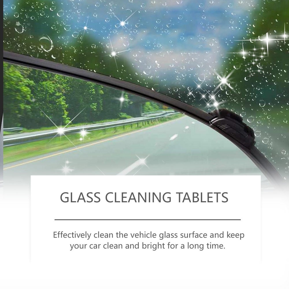 car windshield effervescent tablets car window rainproof