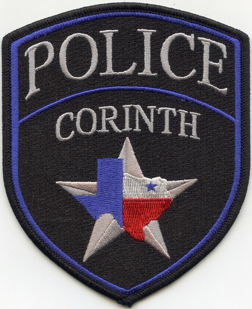 CORINTH TEXAS TX POLICE PATCH