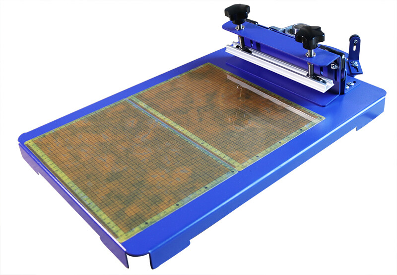 1 Color Spinning Screen Printer DIY 2 Drection Head Shaking Screen Printer Press