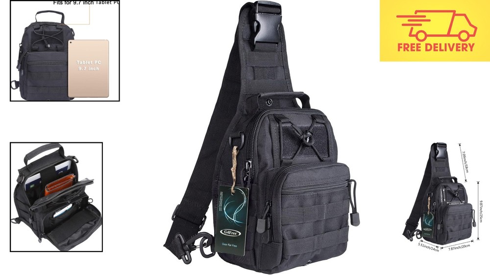 Lightweight Hiking Backpack with Adjustable Straps and Multiple Pockets