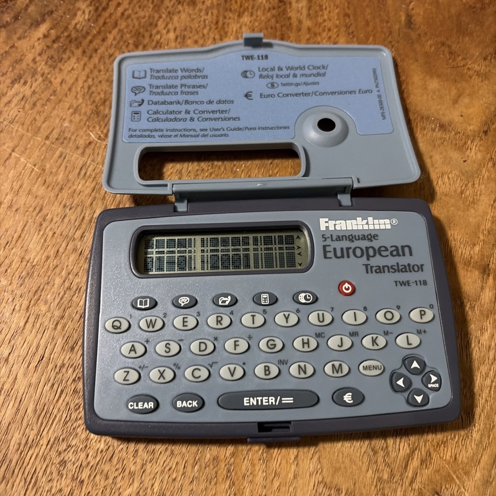 Franklin Electronic Translator TWE-118 - 5 languages