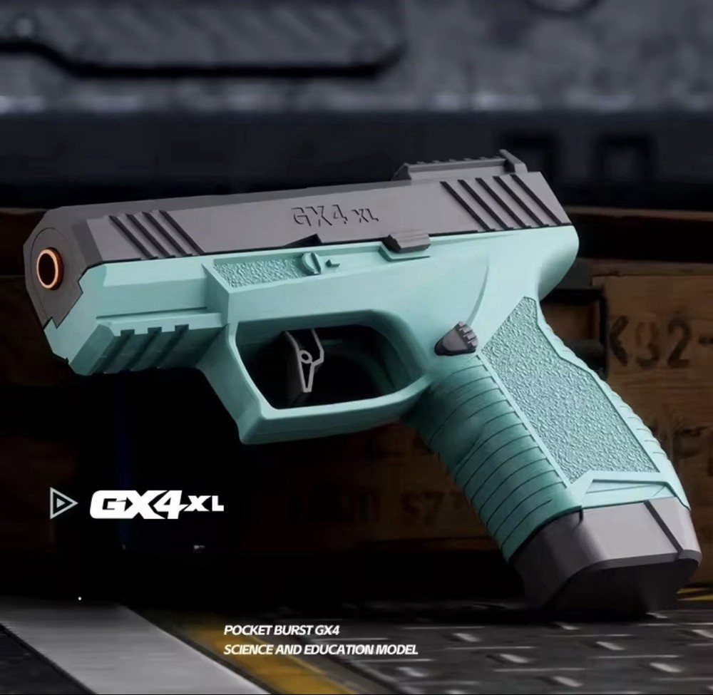 Mini GX4 Pocket Toy Model – Continuous Shell Ejection Soft Bullet Launcher