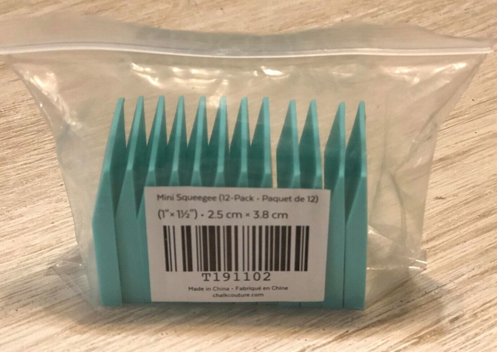 NIP Chalk Couture Mini Squeegees, 12-pack