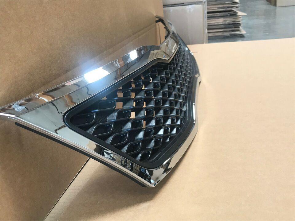 Front Upper Bumper Grille Chrome Honeycomb Grill For 2011-2012 2013 Kia Optima