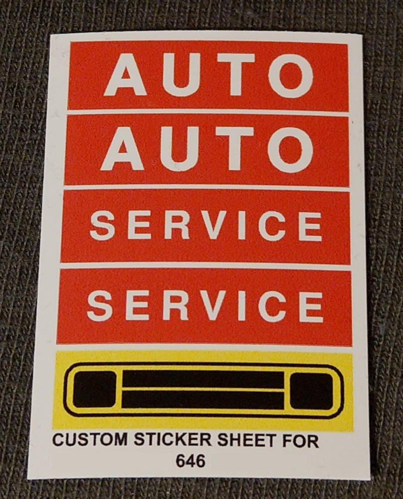 Custom Decal for 646 Replacement Sticker for 646