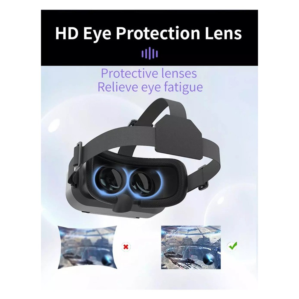 3D Portable Headset Head Mounted Adjustable for 4.7-7.0 Inches6827