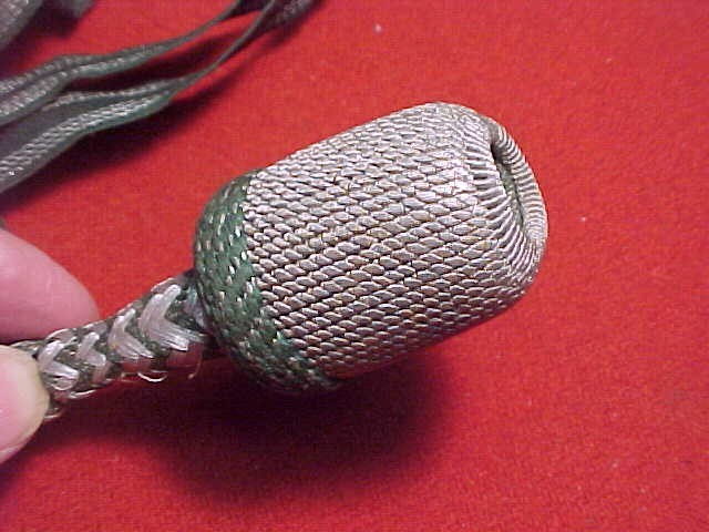 ORIGINAL WWII ERA GERMAN SWORD OR BAYONET KNOT ~ CLEAN ESTATE ITEM