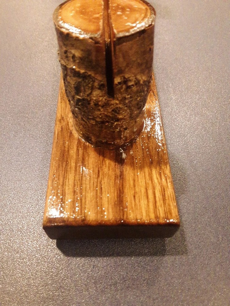 Black Walnut knife Display Stands (2 Stands)