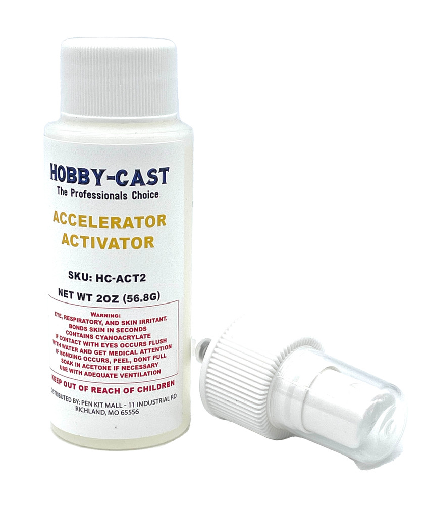 2oz ACTIVATOR ACCELERATOR KICKER for "Super Glue" HOBBY-CAST 2OZ BOTTLE