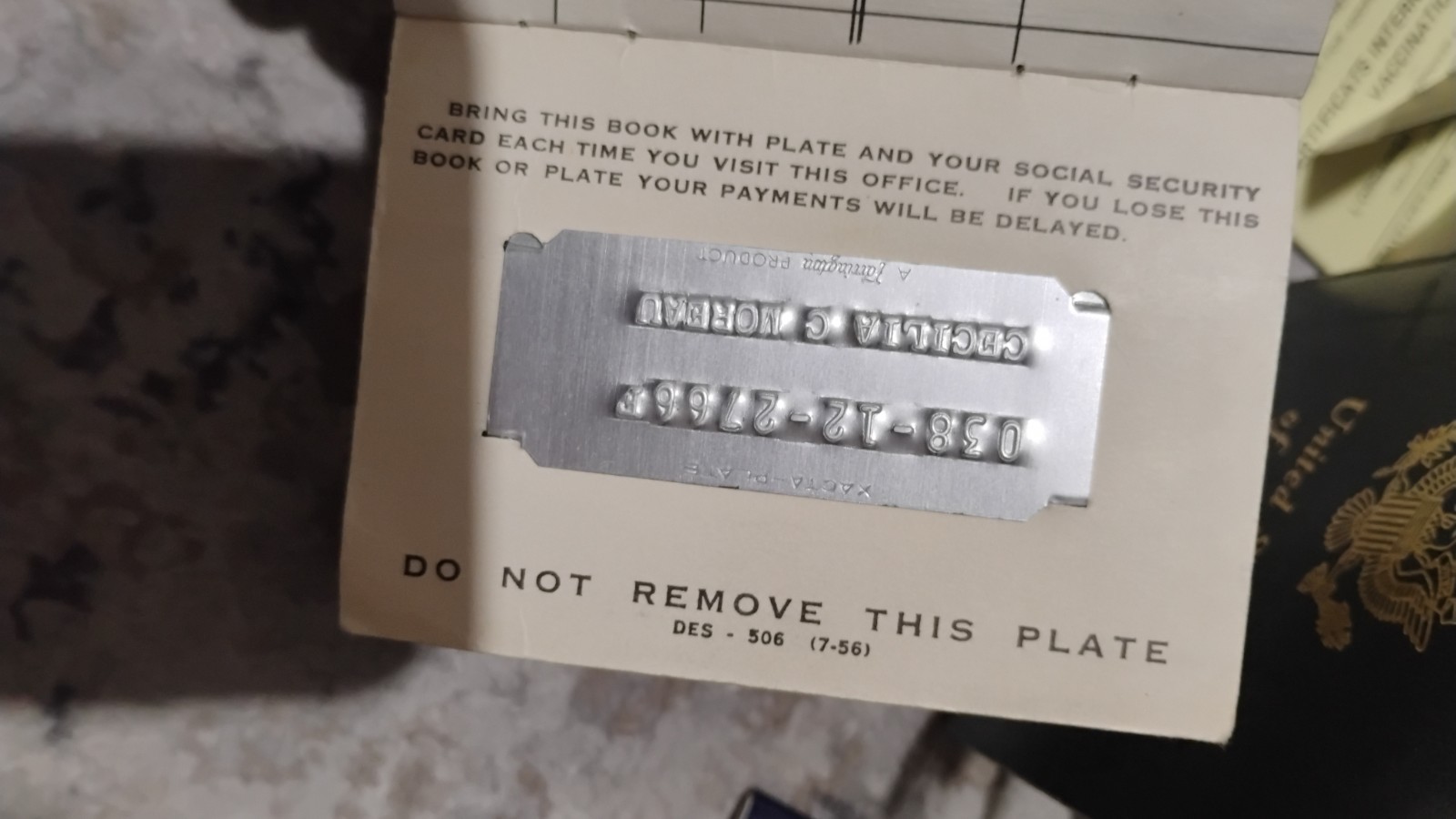 VINTAGE PASSPORT USA 1971 1977LOT OF 3