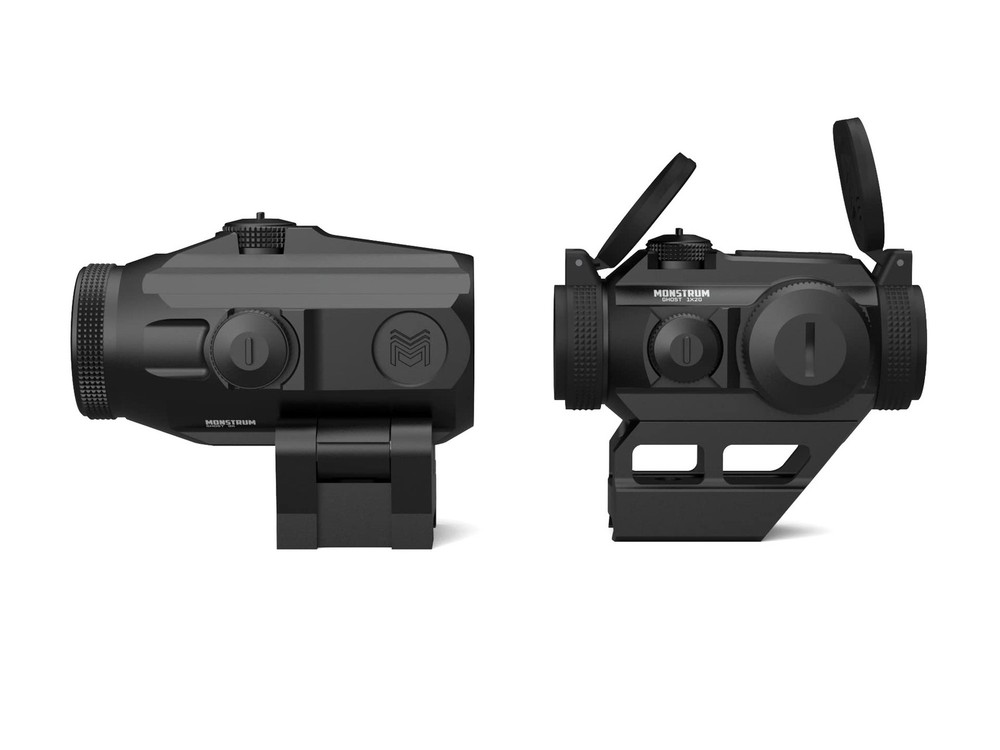Monstrum Ghost Red Dot Sight | Ghost G3 3X Micro Magnifier with Flip to Side ...