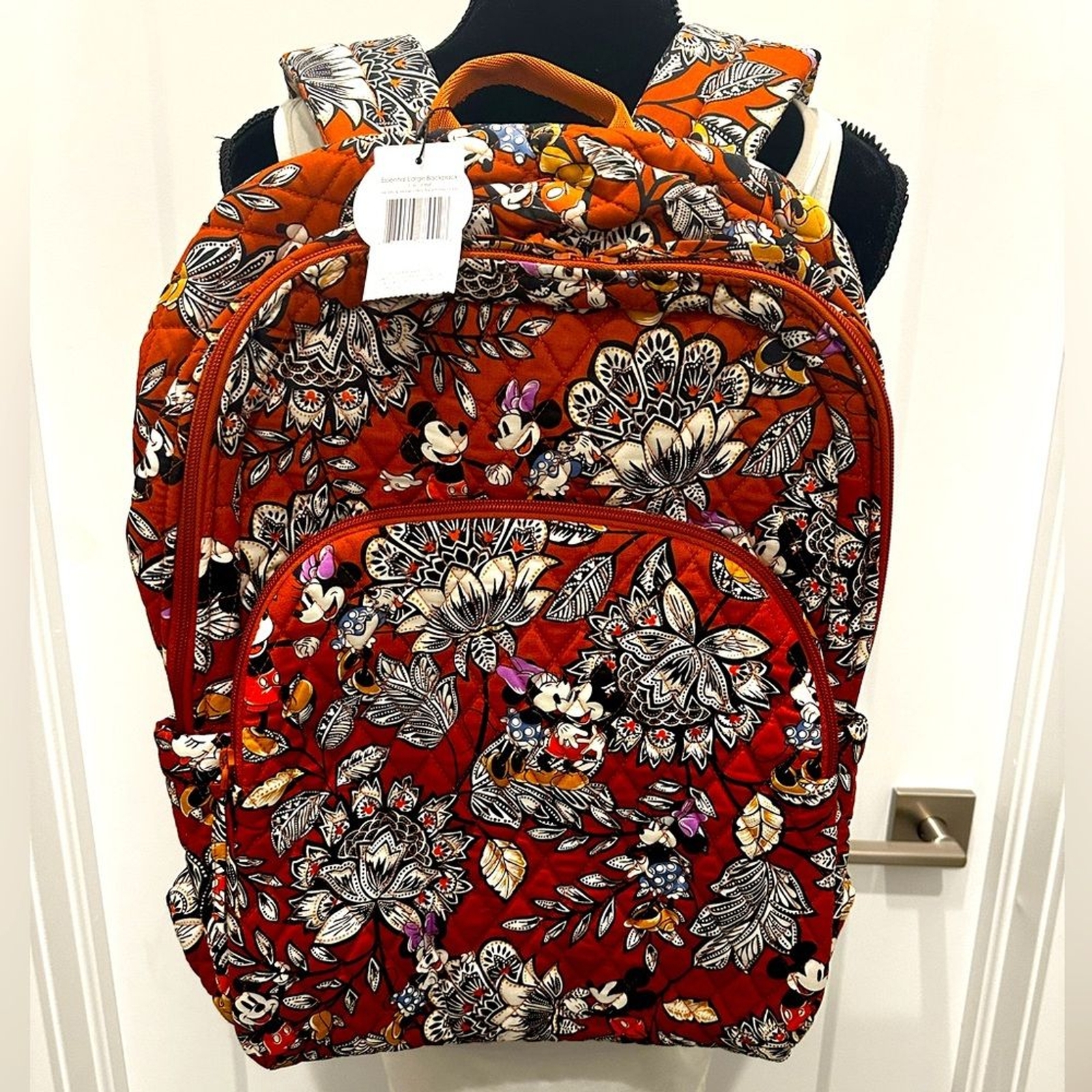 Vera Bradley Disney Essential Large Quilted Backpack NWT