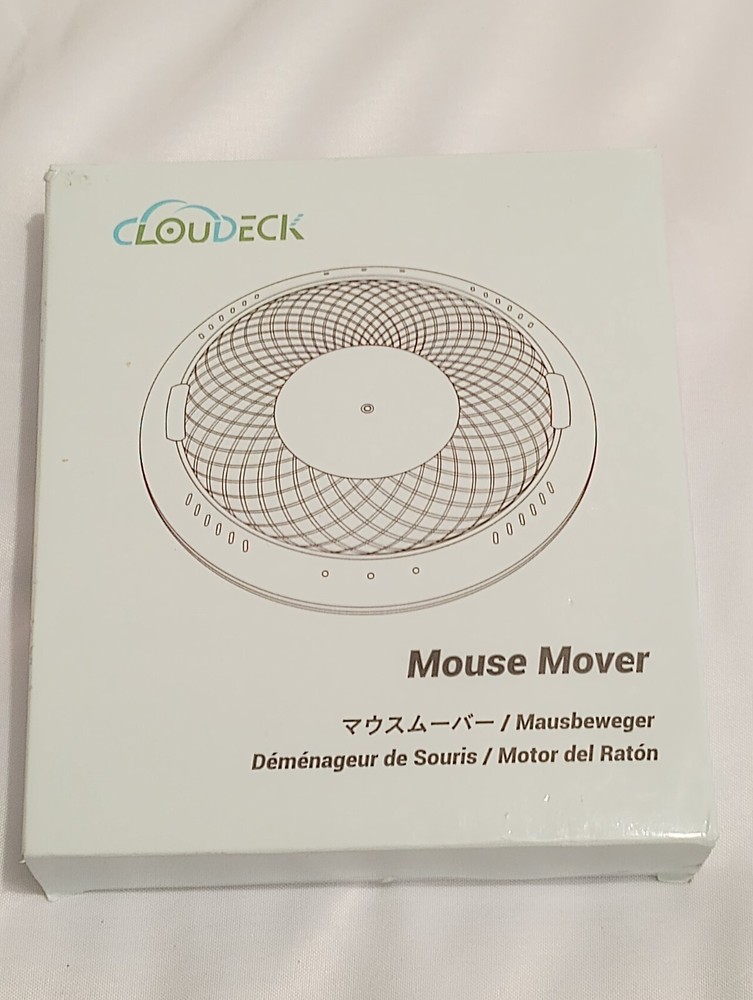 Cloudeck Mouse Mover with Timer & LED Color Option Undetectable Mouse Jiggler...