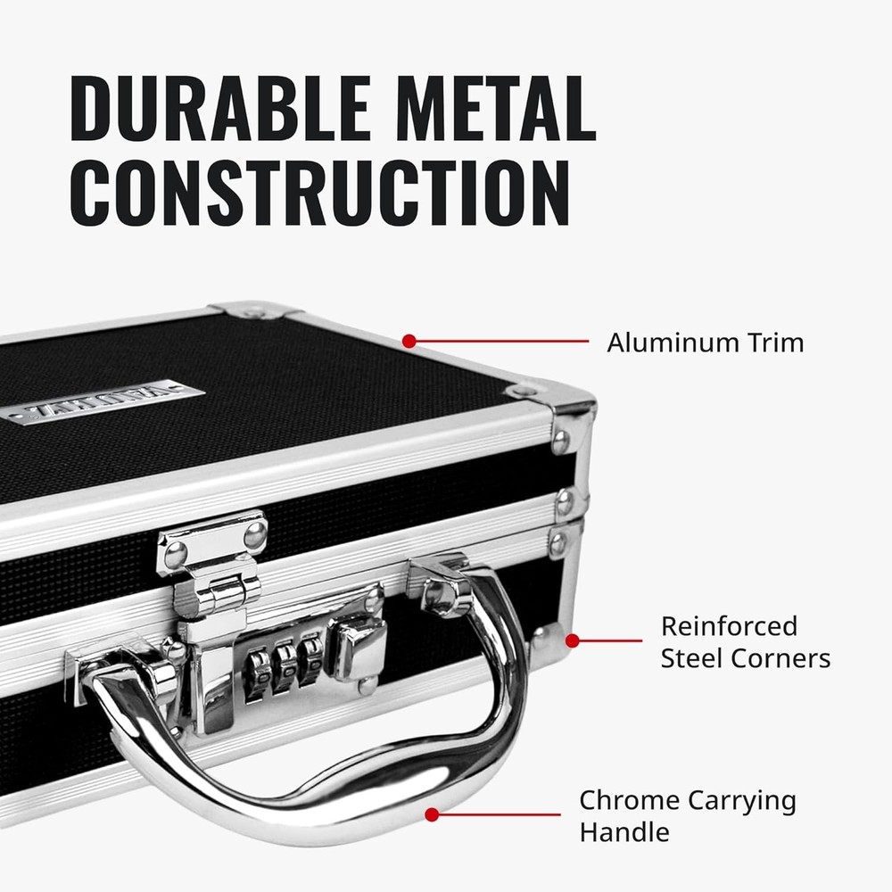 Portable Lock Box with Combination Lock
